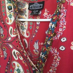 Light Colorful paisley pattern Dress\Top